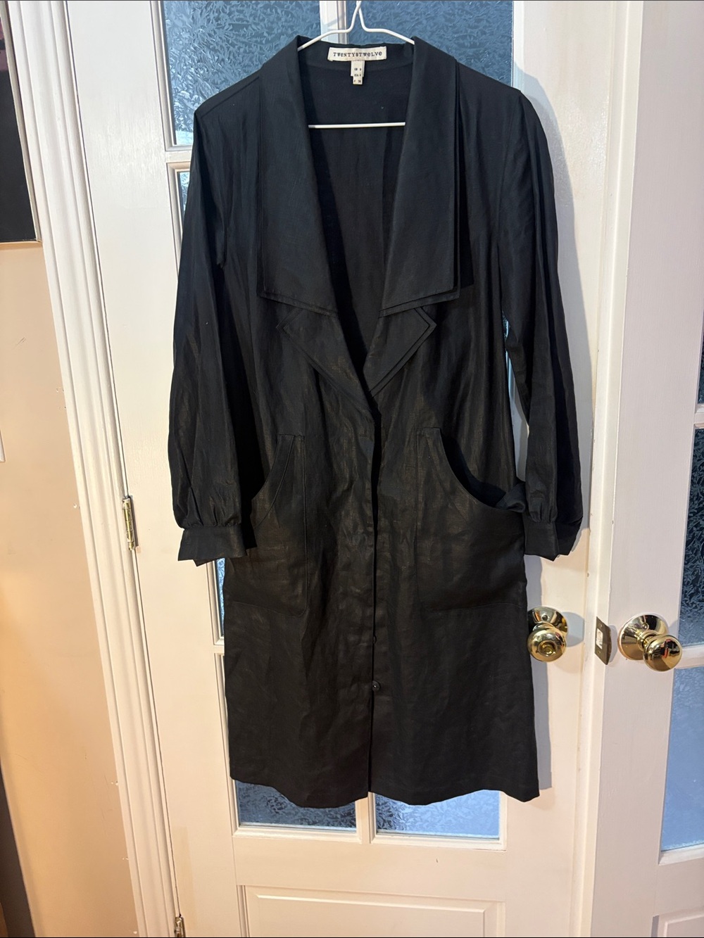 Twenty8Twelve 100% linen coat, size 4 to 6
